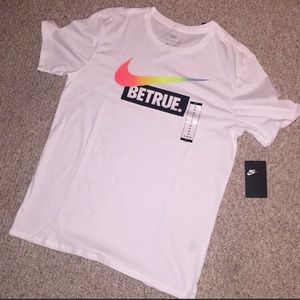 Nike be true pride rainbow gay lgbtq+ shirt top